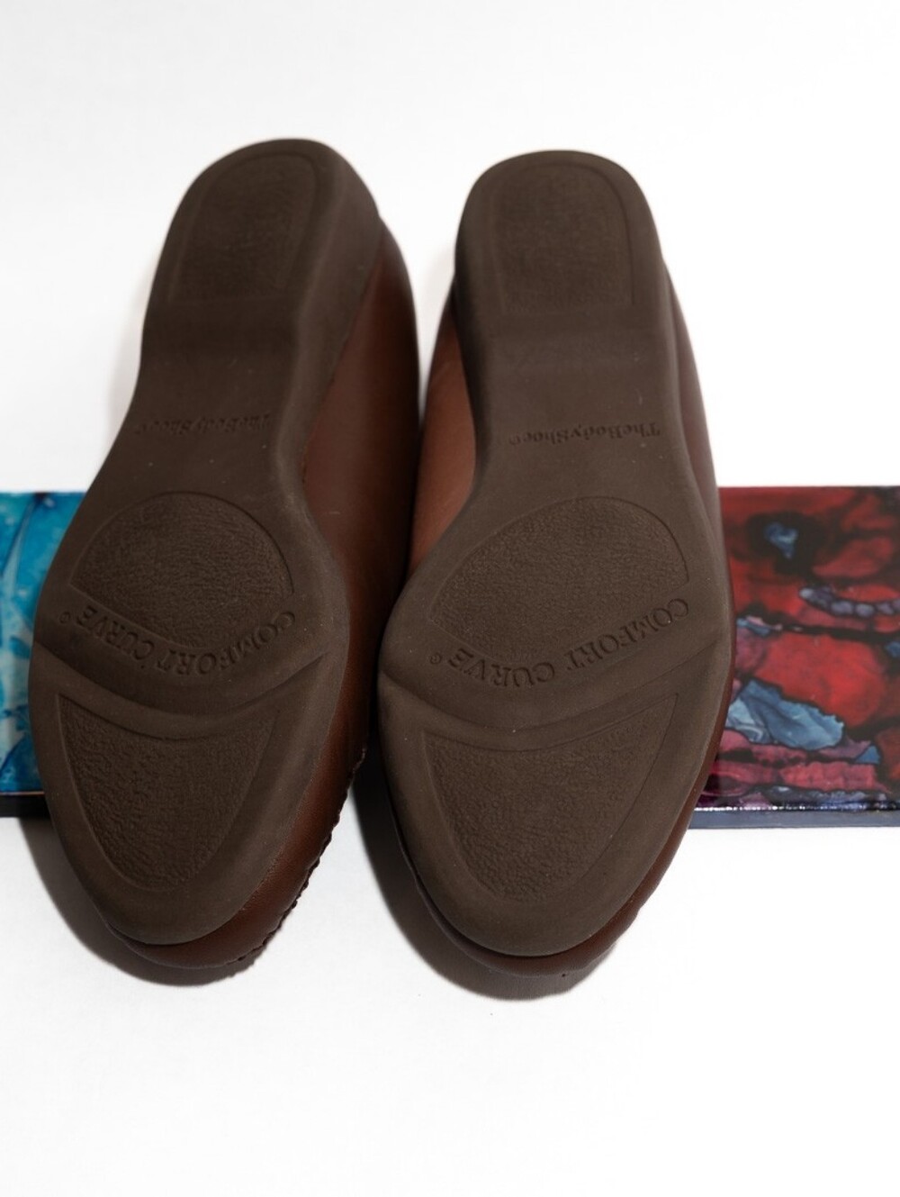 🔥Hush Puppies Body Shoe Women's Brown Moccasin Weaved Leather Loafers 5.5 M - Picture 4 of 5